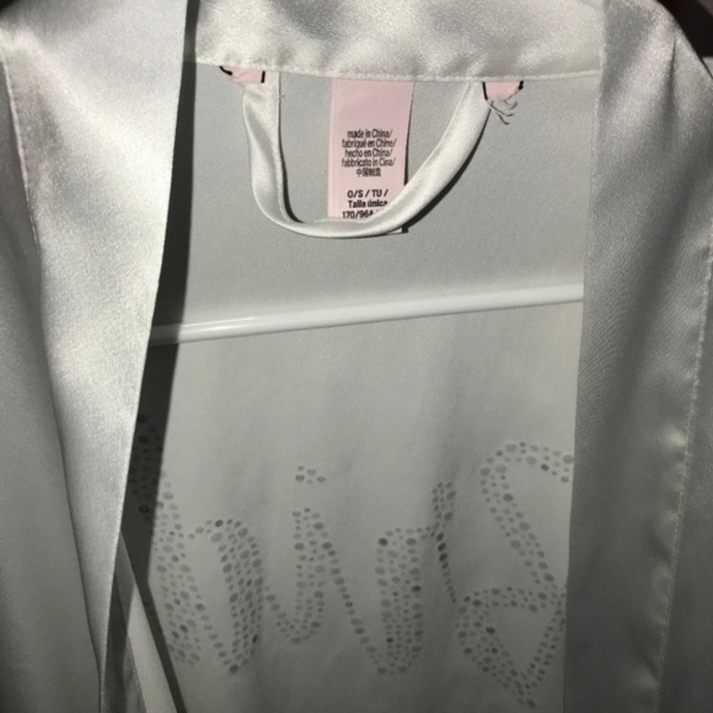 Victoria’s Secret Blue Rhinestone “Bride” Robe - Picture 5 of 5